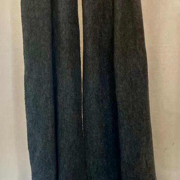 Lucky Brand Charcoal Gray Oversized Knit Fringed Scarf Wrap | NWT - Picture 3 of 6